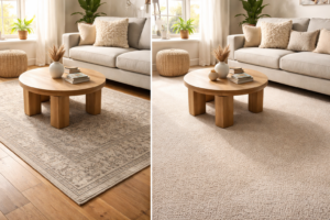 Read more about the article Rugs vs Carpets: Floor Decor Face-Off for Homes