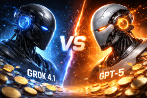 Read more about the article Grok 4.1 vs GPT‑5: AI Credits and Speed Battle 2026