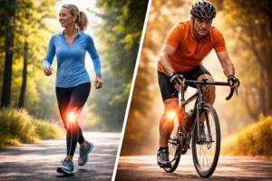 Read more about the article Walking vs Cycling for Knee Health: Which Is Better After 45?